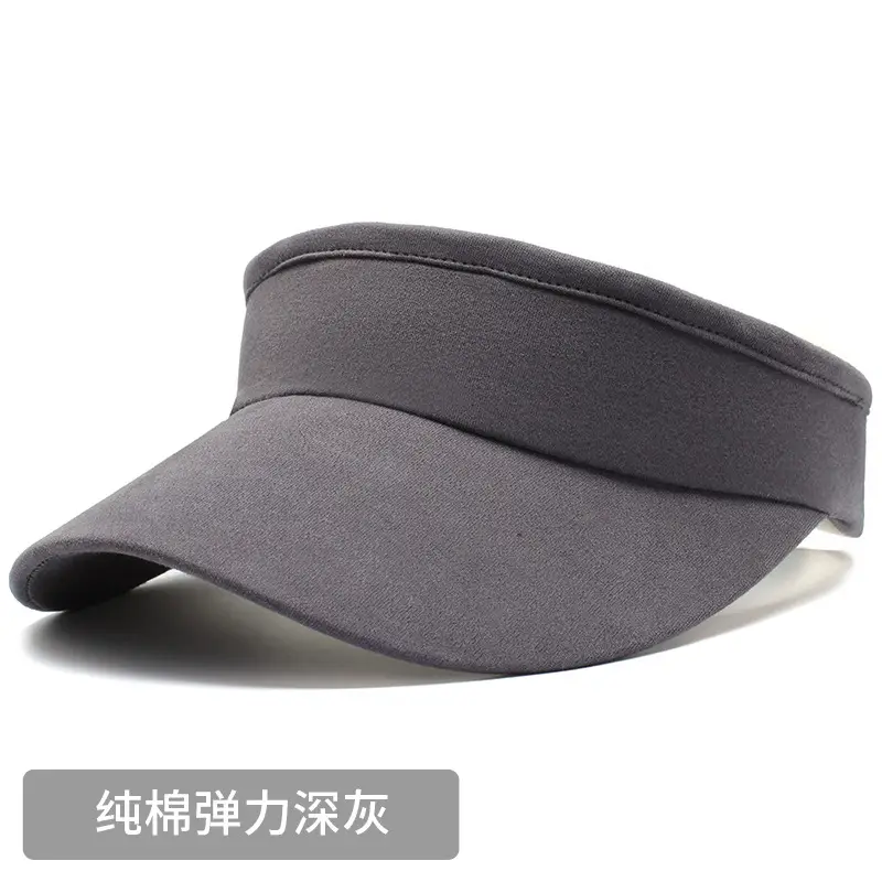 Women White UV Visor Cap Summer Sports Sunshade - Image 3