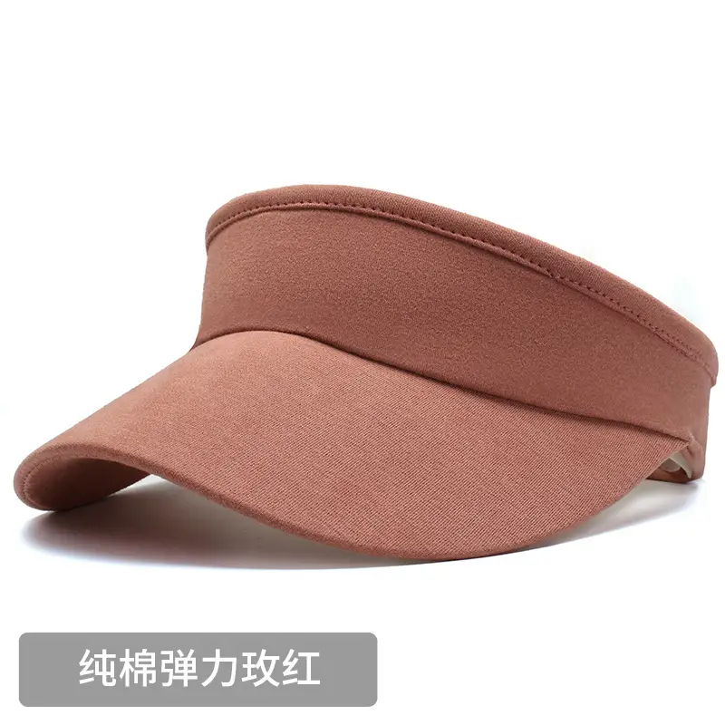 Women White UV Visor Cap Summer Sports Sunshade - Image 4