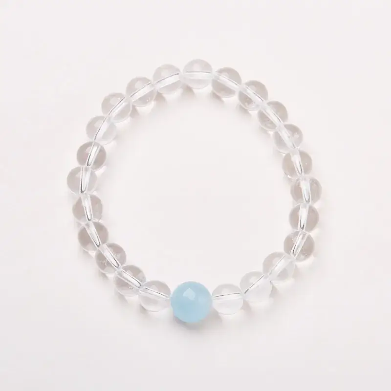 Aquamarine Crystal Bracelet for Women - Image 11