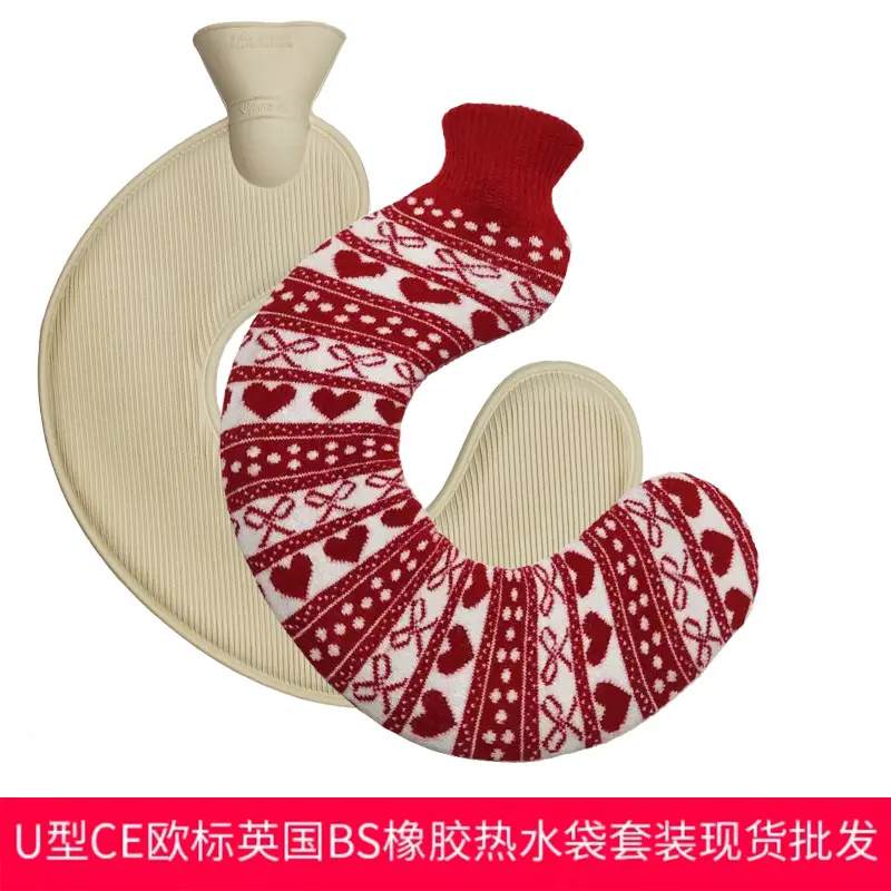 U-Shape Rubber Neck Warmer Blue Thickened Water Filled - Image 6