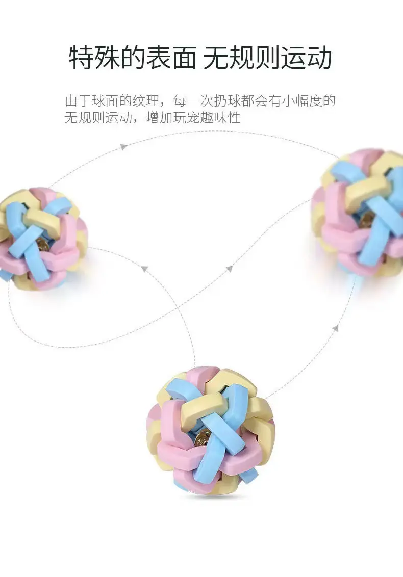 Pet Toys for Dogs and Puppies, Durable Chew Toys, Squeaky Toy Balls, Cat Toys, Pet Balls, Animal Bite-Resistant, Cute — feature 6