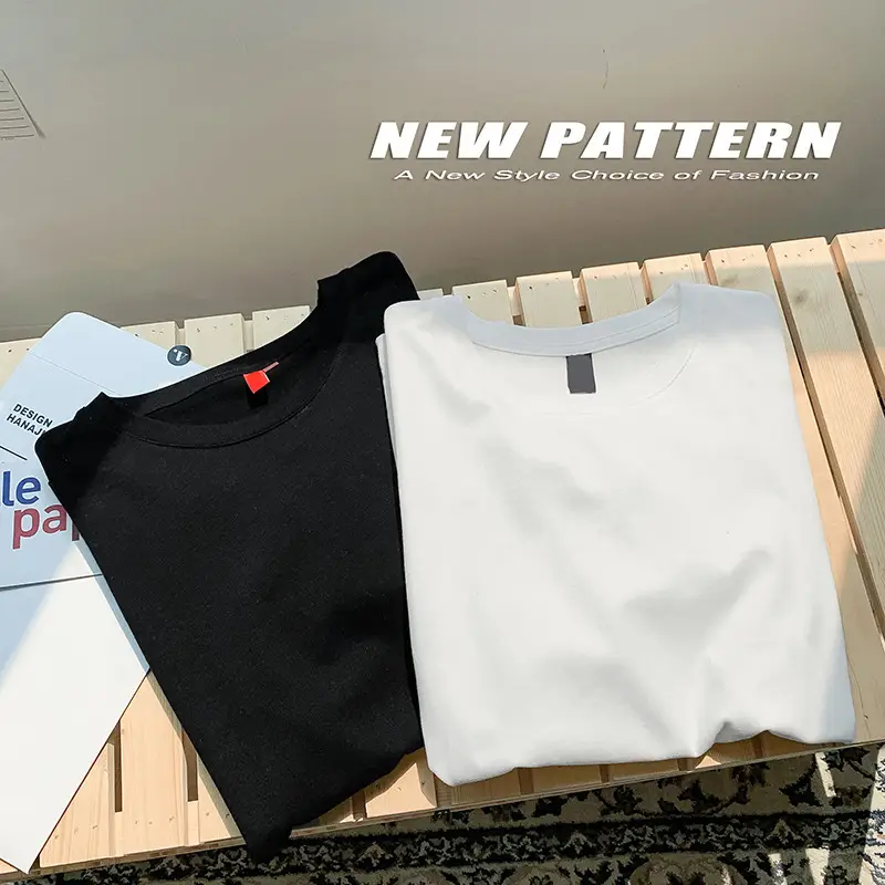 Men Black T-Shirt Summer Round Neck Half Sleeve - Image 4