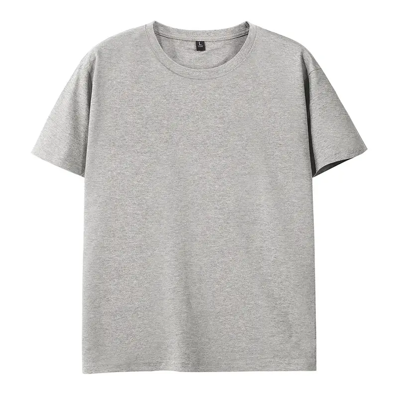White Teenager Basic T-Shirt Combed Cotton Loose Fit - Image 4