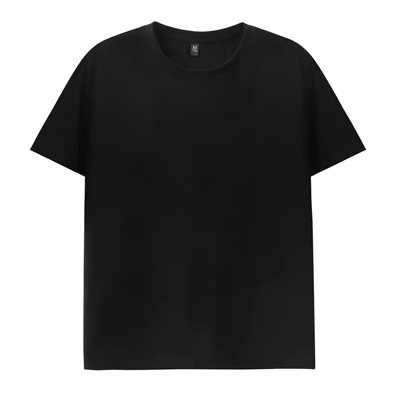 White Teenager Basic T-Shirt Combed Cotton Loose Fit - Image 5