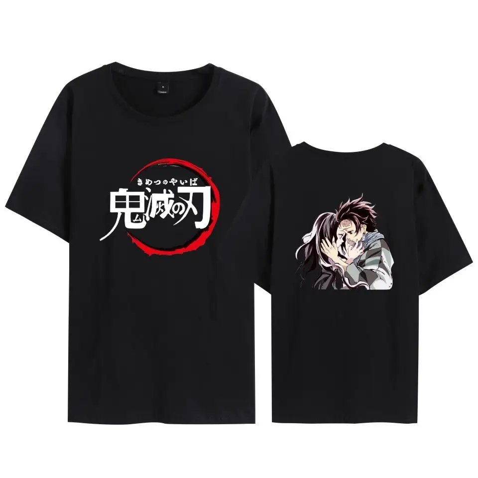 Cross-border Youth Ghost Extermination T-Shirt Grey - Image 29