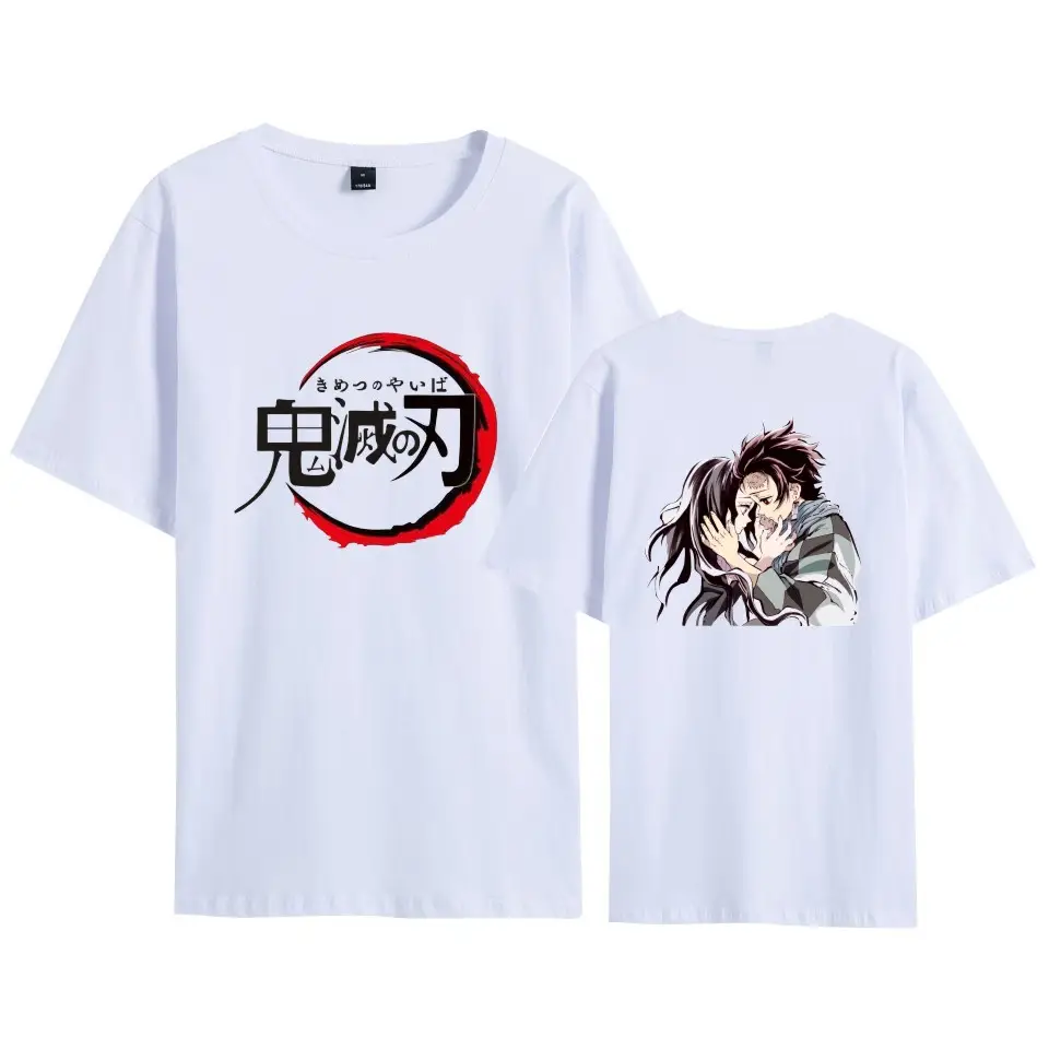 Cross-border Youth Ghost Extermination T-Shirt Grey - Image 30