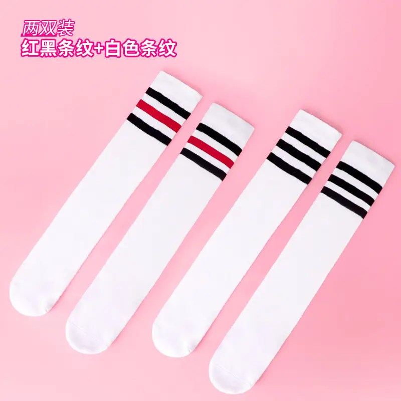 Children's Striped Over-the-Knee Socks Summer Breathable - Image 11