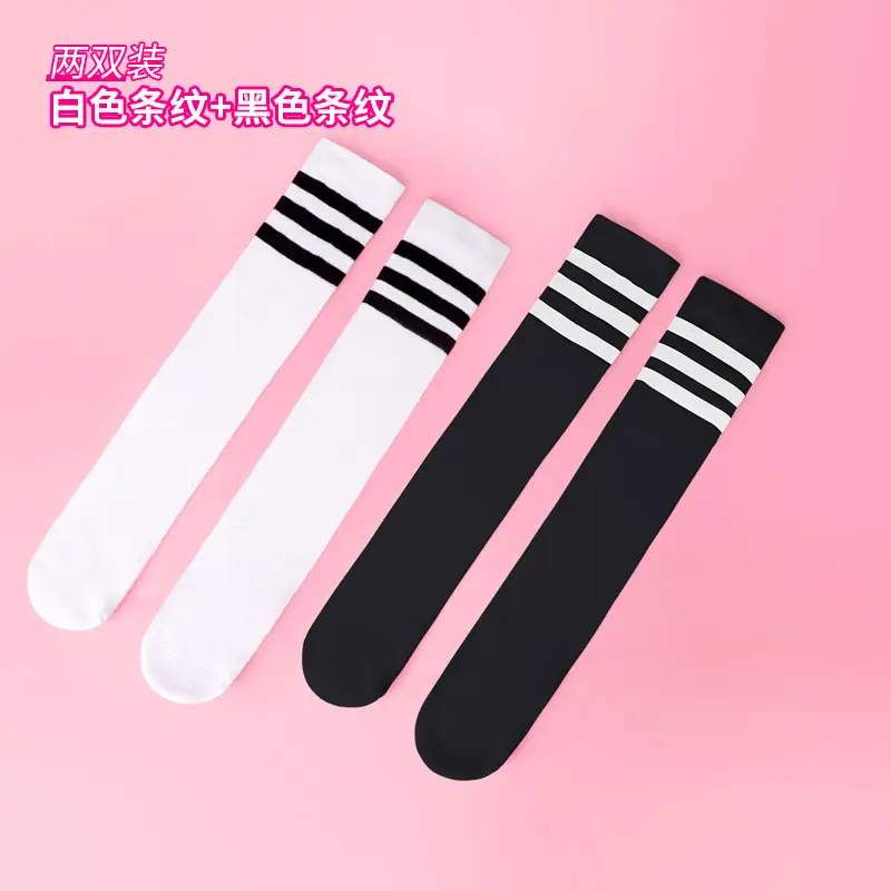 Children's Striped Over-the-Knee Socks Summer Breathable - Image 12