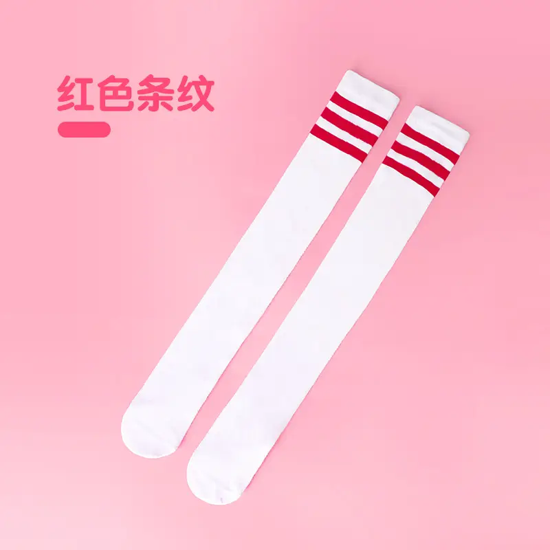 Children's Striped Over-the-Knee Socks Summer Breathable - Image 3
