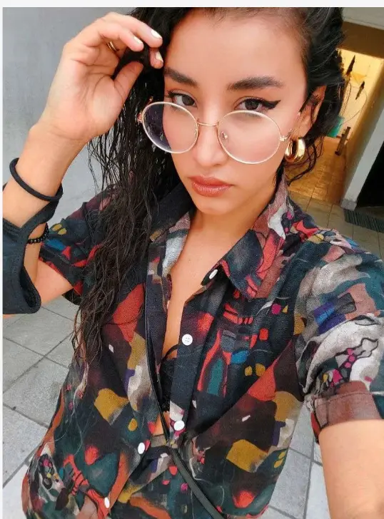 Men's 2020CS Printed Short Sleeve Shirt Blue Red Patchwork - Image 18