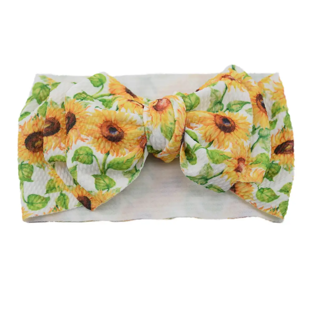 Baby Cactus Hair Belt with Big Bow Headband - Image 35