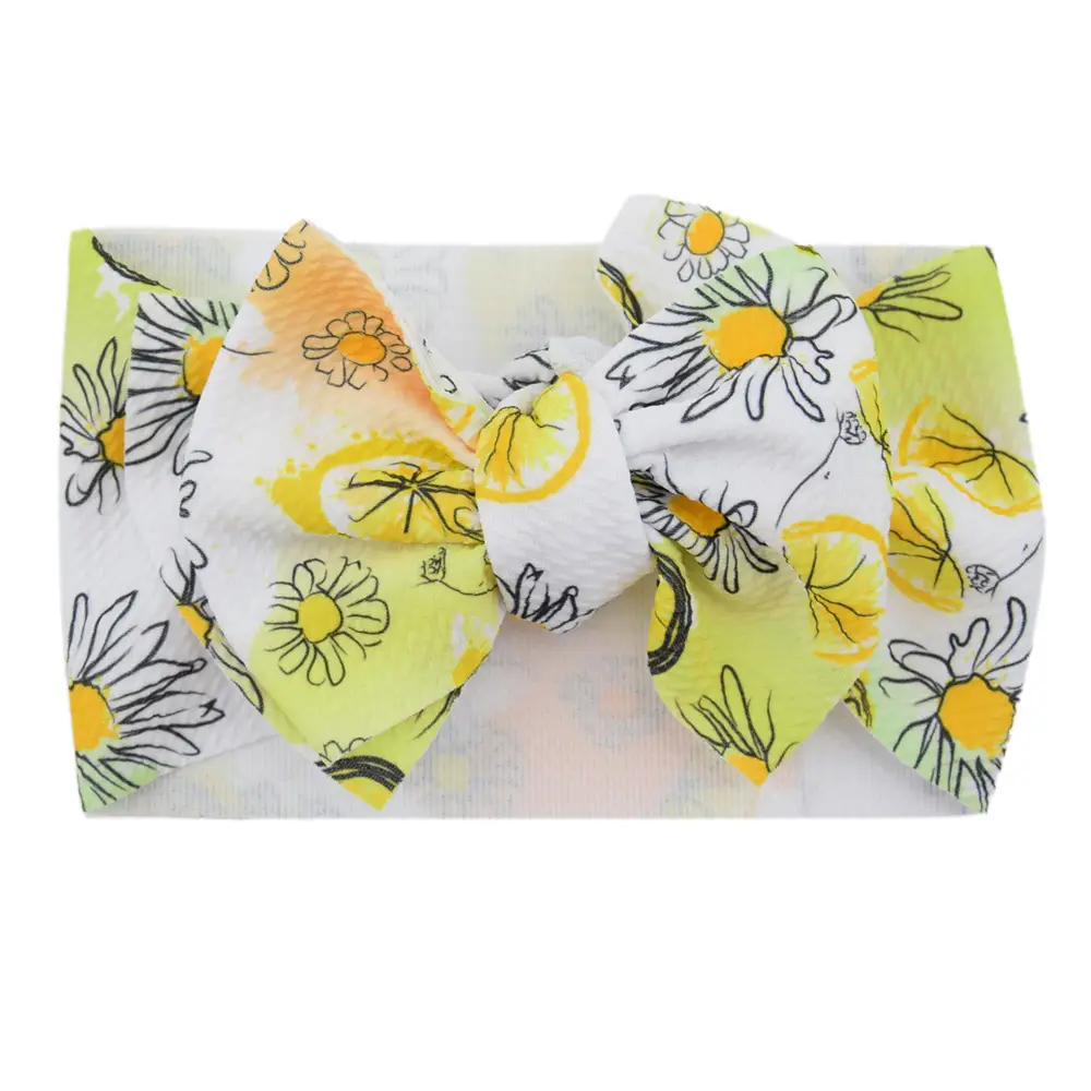 Baby Cactus Hair Belt with Big Bow Headband - Image 17
