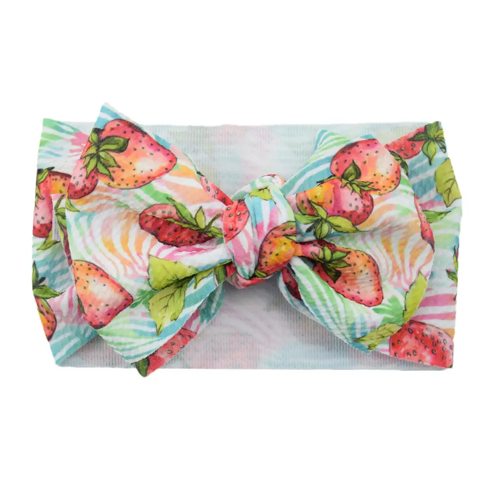 Baby Cactus Hair Belt with Big Bow Headband - Image 25