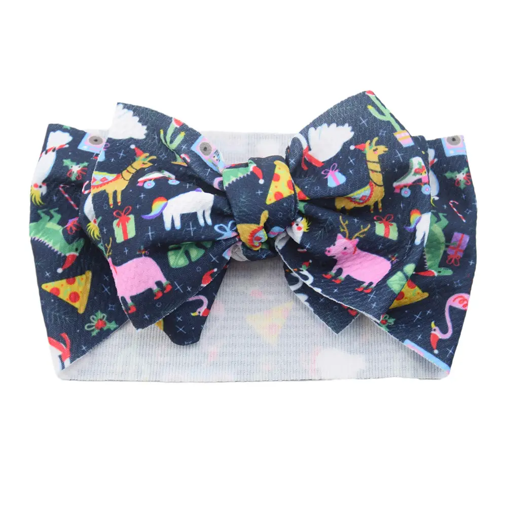 Baby Cactus Hair Belt with Big Bow Headband - Image 28