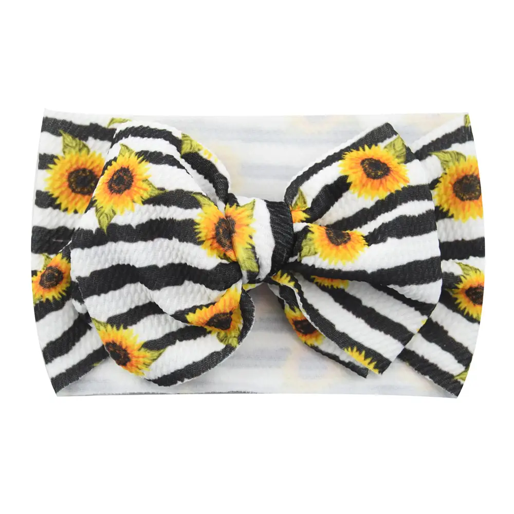 Baby Cactus Hair Belt with Big Bow Headband - Image 7