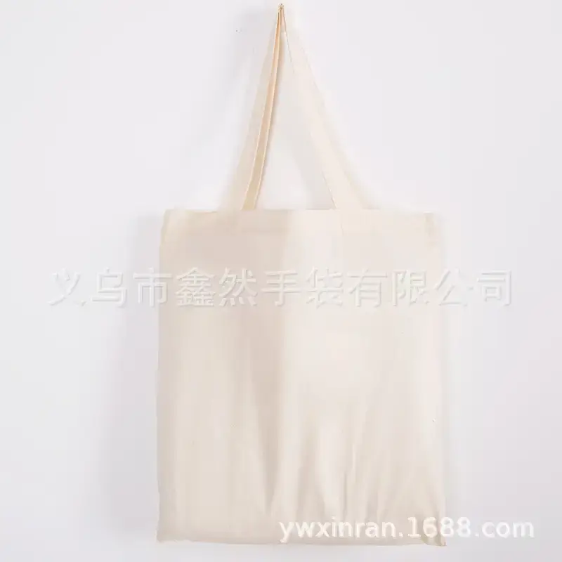Foldable Cotton Tote Bag Large Capacity Grey - Image 10