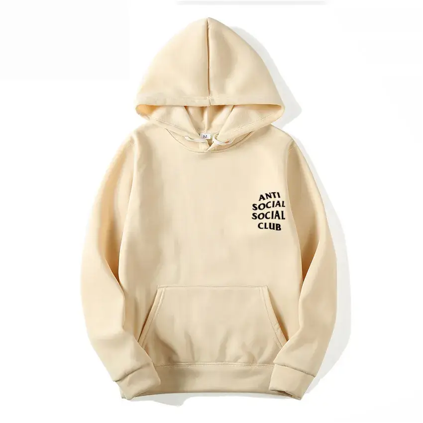 Anti Social Club Hoodie Orange Streetwear