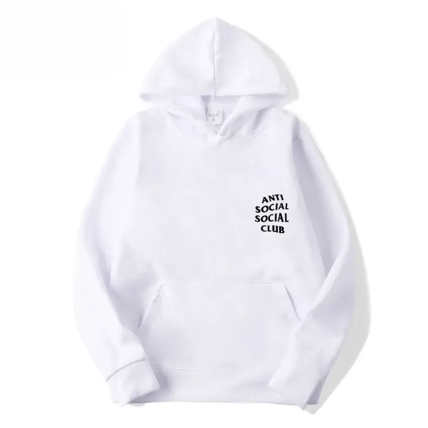 Anti Social Club Hoodie Orange Streetwear