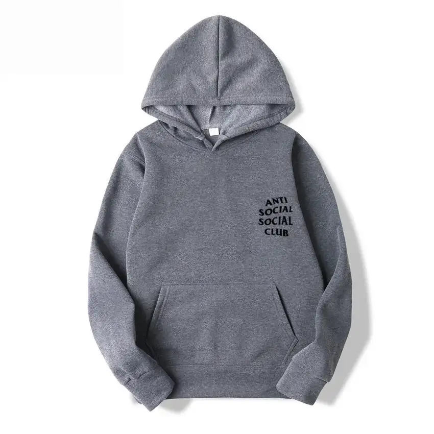 Anti Social Club Hoodie Orange Streetwear