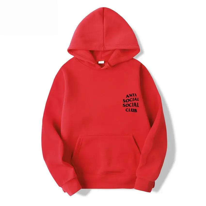Anti Social Club Hoodie Orange Streetwear