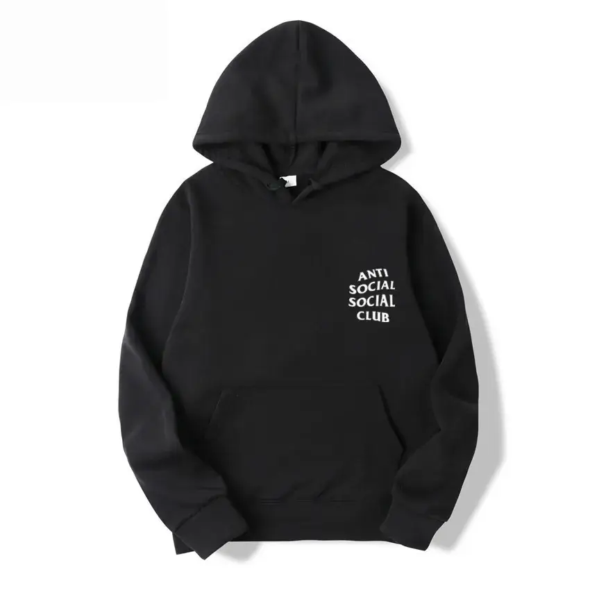 Anti Social Club Hoodie Orange Streetwear