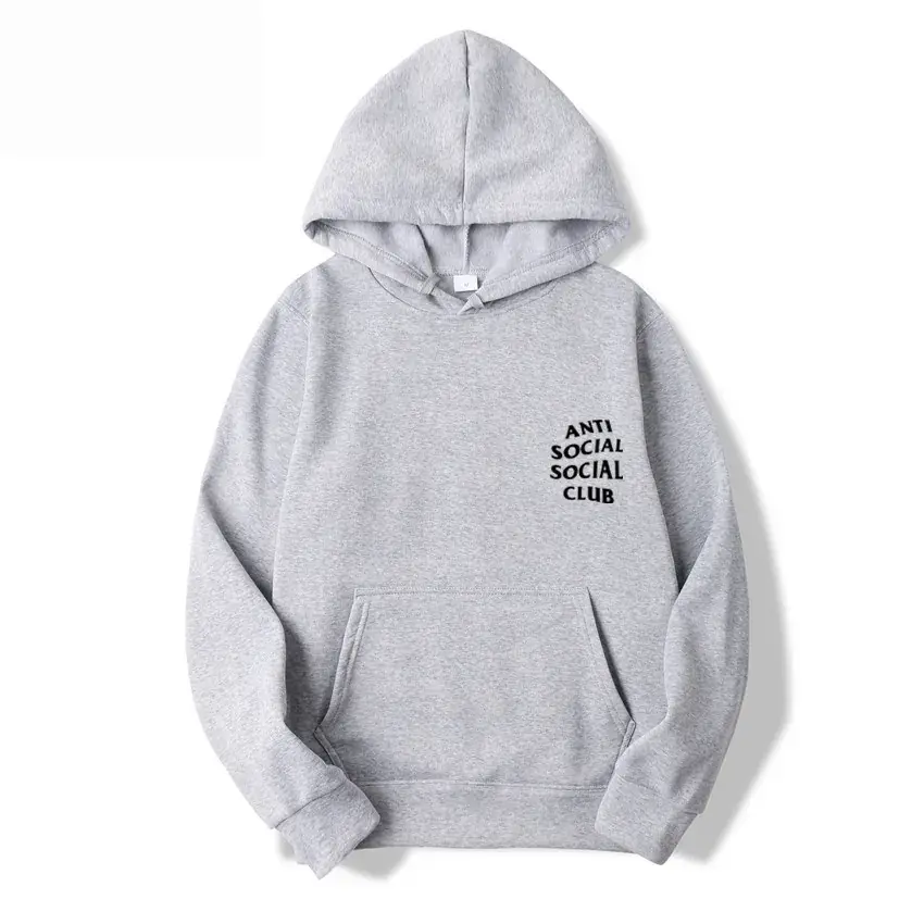 Anti Social Club Hoodie Orange Streetwear