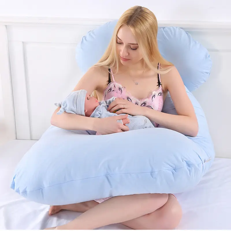 U-Shaped Nursing Pillow for Side Sleep Maternity Support - Image 42