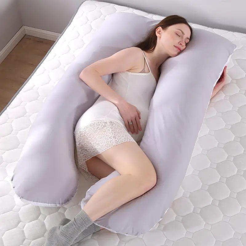 U-Shaped Nursing Pillow for Side Sleep Maternity Support - Image 11