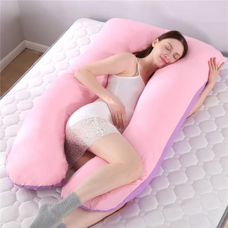 U-Shaped Nursing Pillow for Side Sleep Maternity Support - Image 13