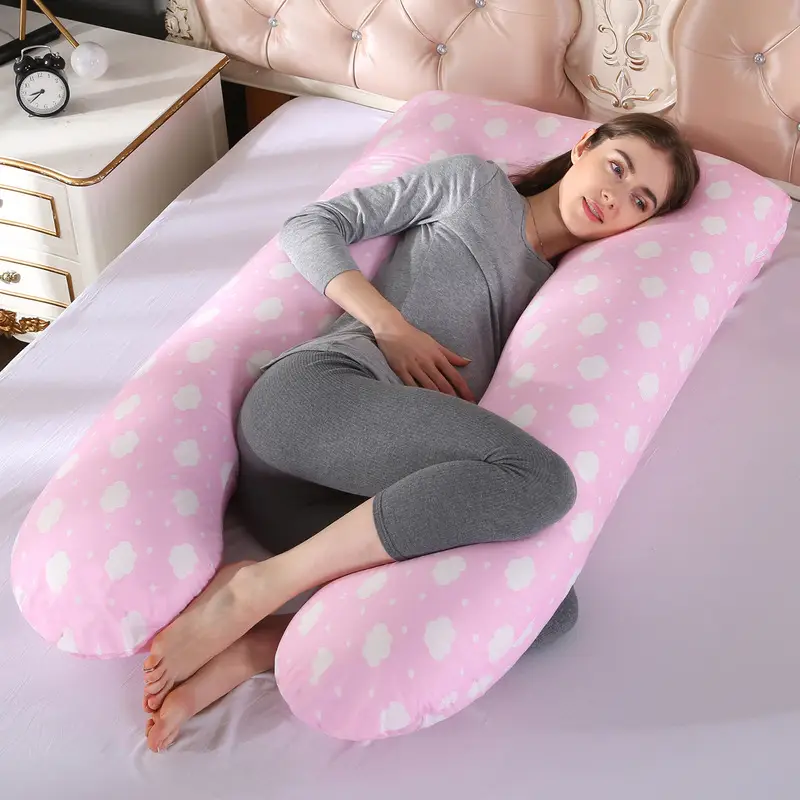 U-Shaped Nursing Pillow for Side Sleep Maternity Support - Image 15