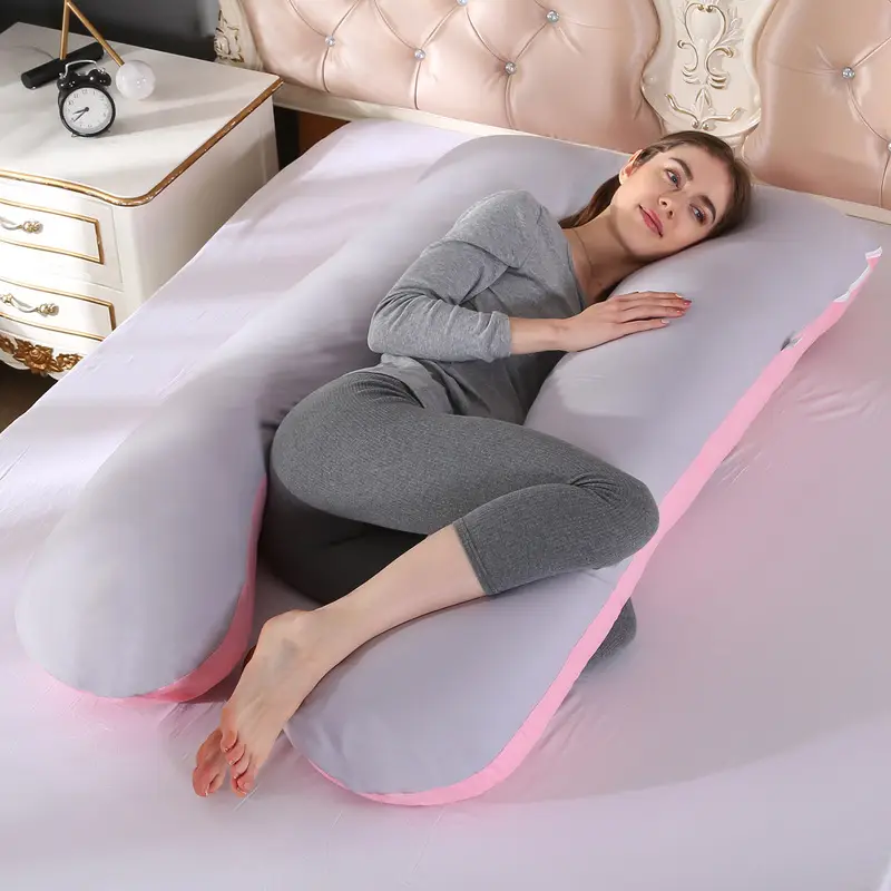 U-Shaped Nursing Pillow for Side Sleep Maternity Support - Image 17