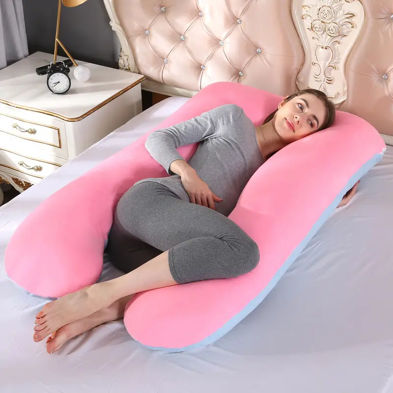 U-Shaped Nursing Pillow for Side Sleep Maternity Support - Image 21