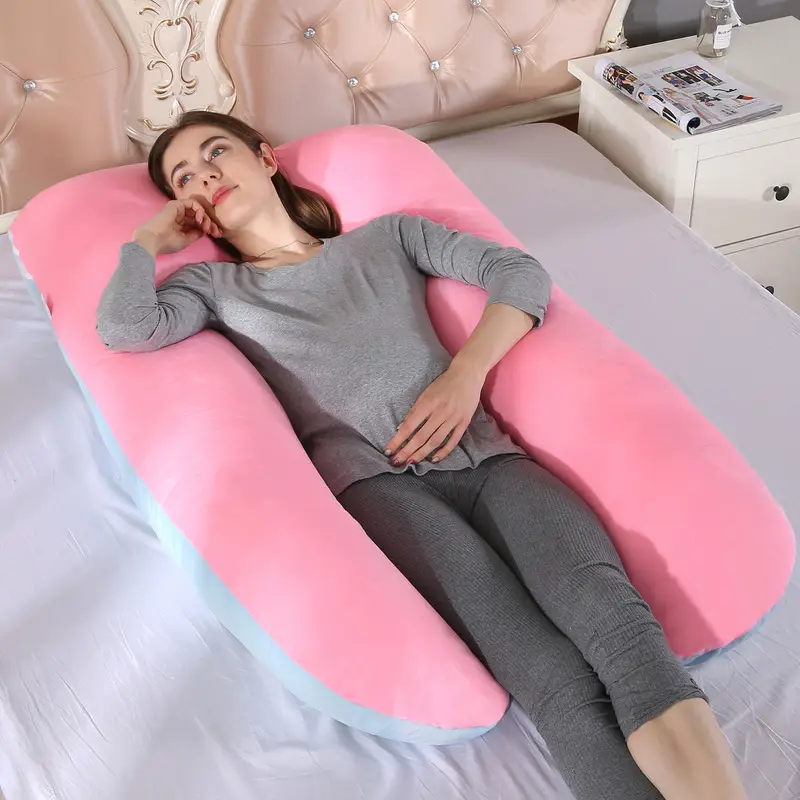 U-Shaped Nursing Pillow for Side Sleep Maternity Support - Image 32