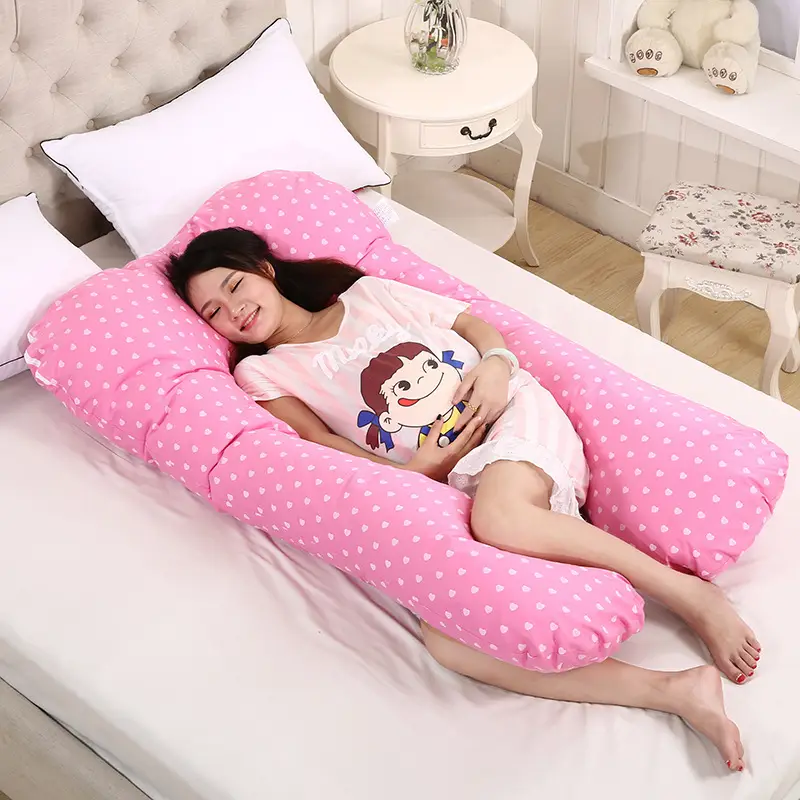 U-Shaped Nursing Pillow for Side Sleep Maternity Support - Image 7