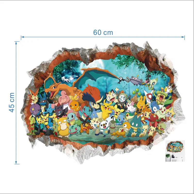 3D Cartoon Pet Wall Stickers for Kids Room - Image 2