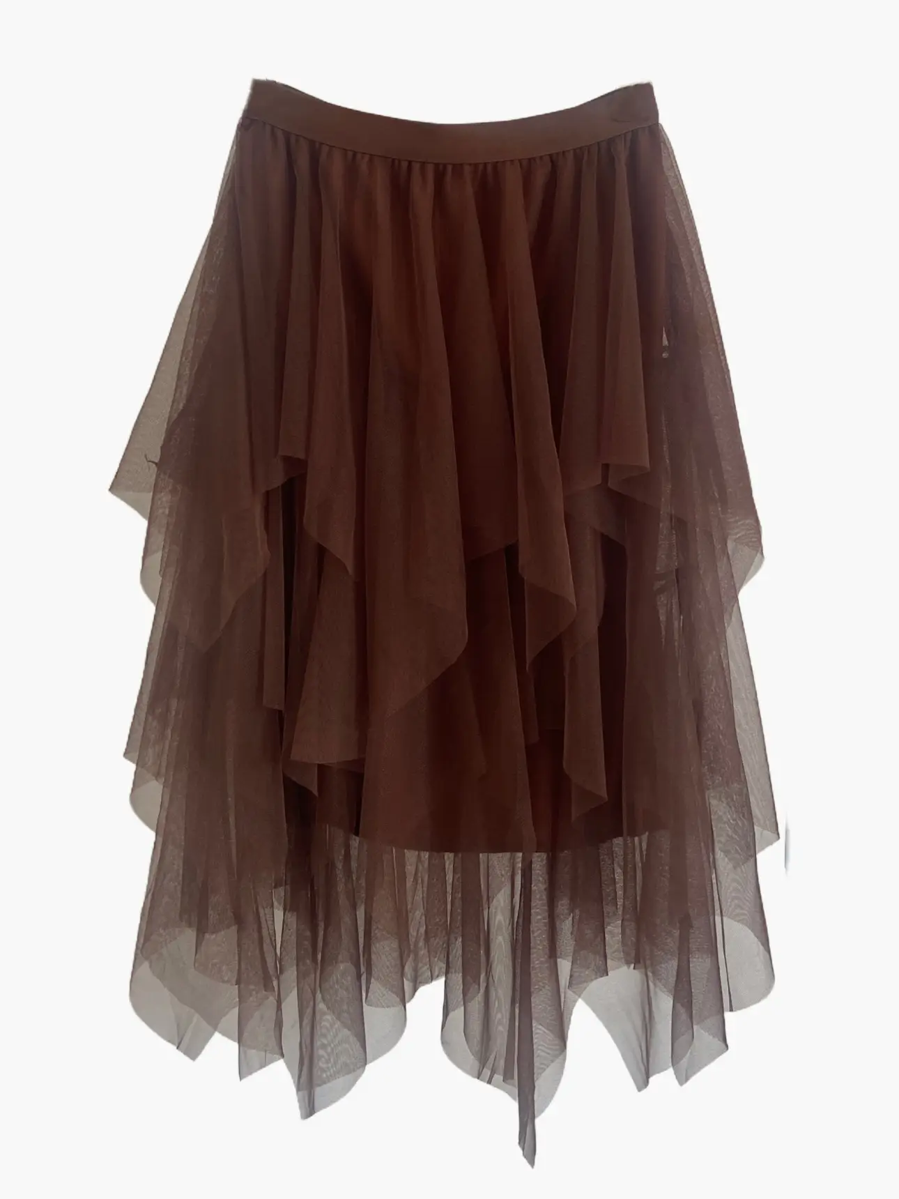 Joker Gradient Mesh Skirt Pink 2023 Summer - Image 34