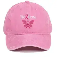 Women's Black Smiley Cotton Baseball Cap Large Bristle — feature 13