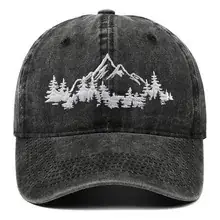 Women's Black Smiley Cotton Baseball Cap Large Bristle — feature 9