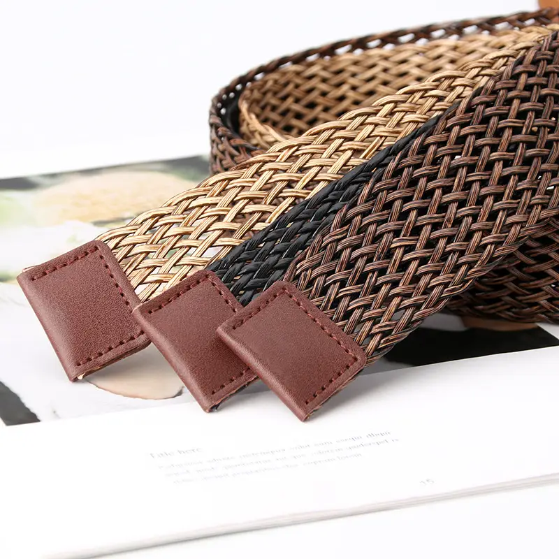 New Ladies Woven Belt for Women European Style