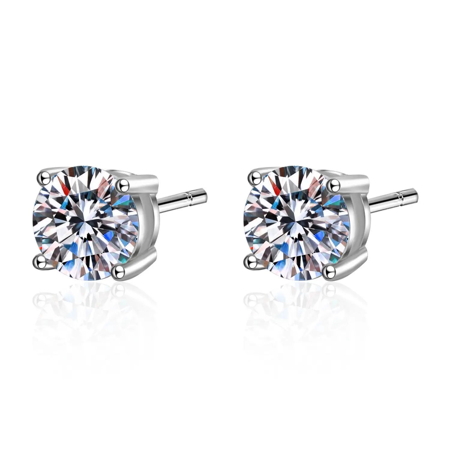 Cross-Border S925 Silver Moissanite Earrings for Women - Image 6