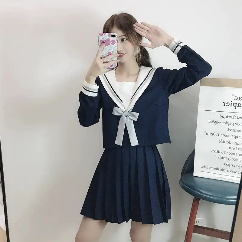 Bai Xiangjin Japanese Orthodox Swordswoman Suit Women's Skirt College Style - Image 11