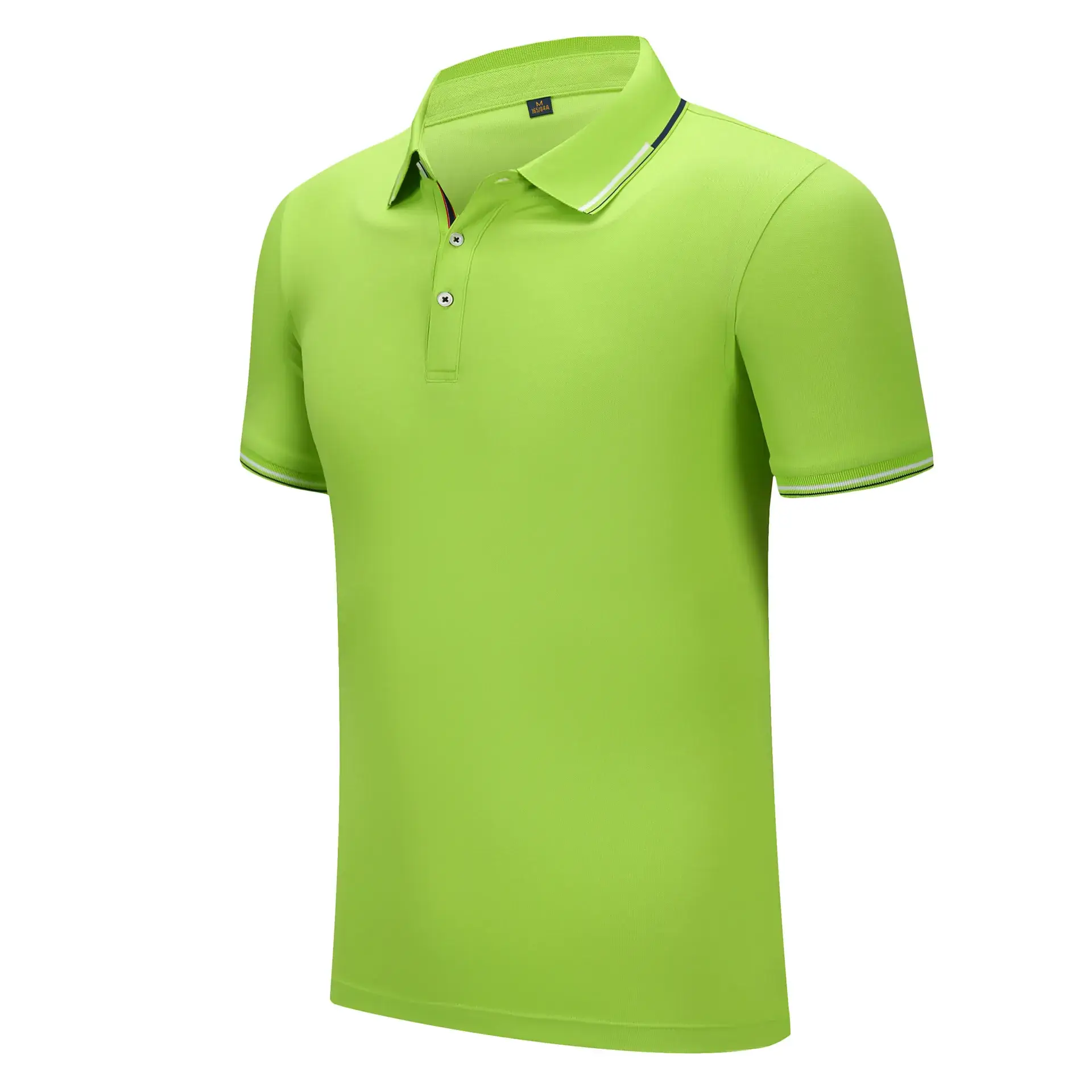 Red Polo Shirt with Logo Embroidery and Button Collar - Image 8