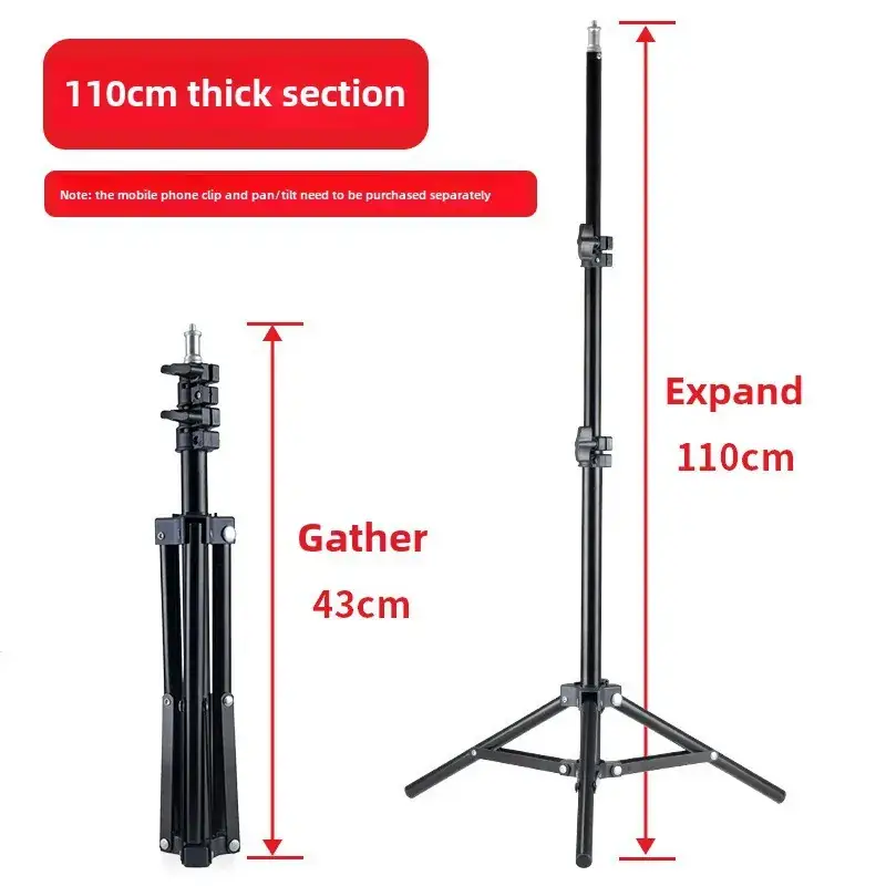 2.1m Telescopic Phone Stand for Live Broadcast & Photography - Image 3
