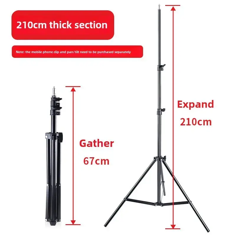 2.1m Telescopic Phone Stand for Live Broadcast & Photography - Image 8