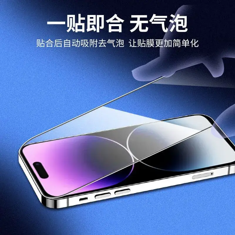 U.K Tempered Glass Screen Protector for iPhone 13 Black Edge - Image 18
