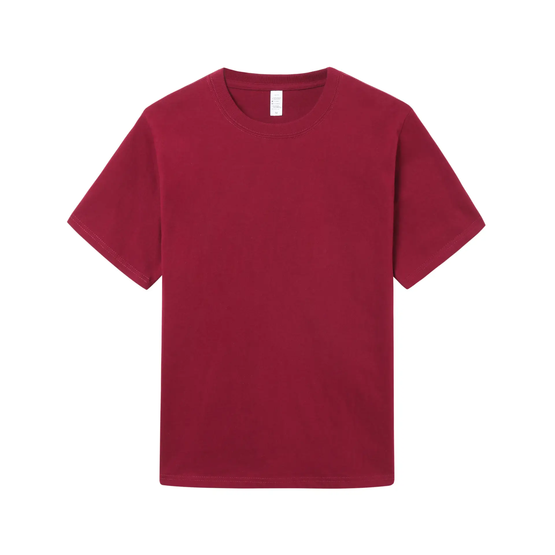 Men Cotton T-Shirt Beige Loose Fit 230g - Image 5