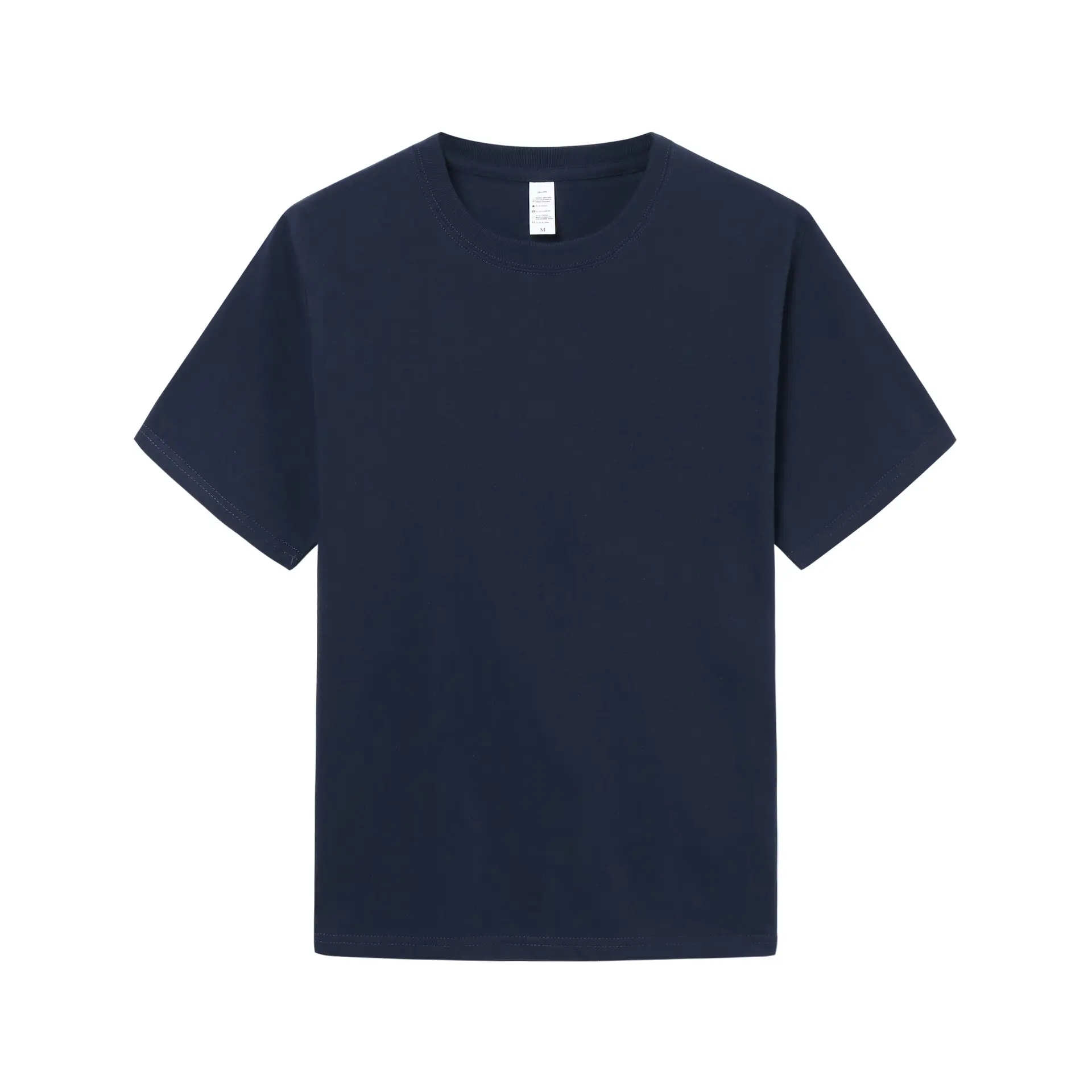 Men Cotton T-Shirt Beige Loose Fit 230g - Image 9