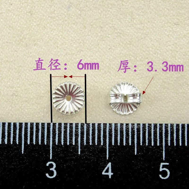 S925 Sterling Silver Chiffon Ear Plugs for Men - Image 4