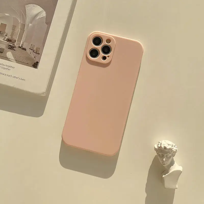 Apple iPhone 15 Pro Max Liquid Silicone Case Pink - Image 3