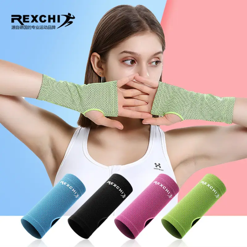 Ice Silk Sunscreen Gloves for Men Women Breathable Cold Feel - Image 4